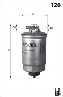 ELG5240 Mecafilter фільтр паливний