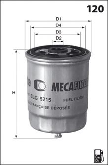 ELG5204 Mecafilter фільтр паливний