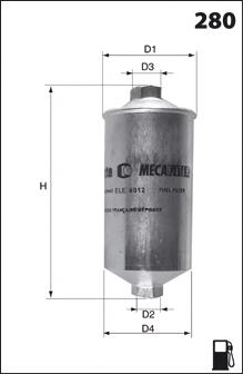 Паливний фільтр ELE3569 Mecafilter