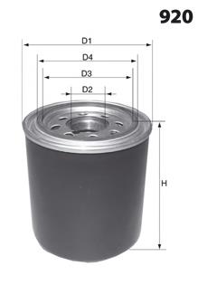 ELD8103 Mecafilter фільтр осушувача повітря (вологомастиловідділювача (TRUCK))