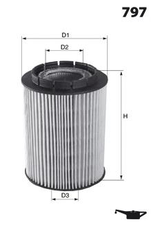 Фільтр масляний Mecafilter ELH4231
