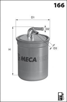 ELG5318 Mecafilter фільтр паливний
