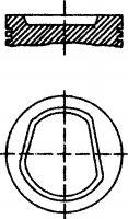 Поршень в комплекті на 1 циліндр, STD 8750280010 Nural