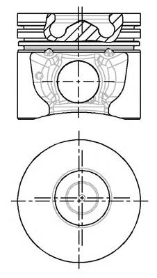 0150500 Mahle Original Поршня на 1 циліндр, STD