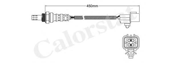 Лямбда датчик кисню Vernet LS140511 ціна, від 44.98 USD