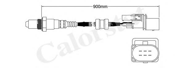 Лямбдазонд, датчик кисню до каталізатора Vernet LS150079 ціна, від 89.36 USD