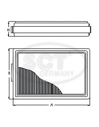 Фільтр повітряний обігрівача SCT SA1119 ціна, від 4.13 USD