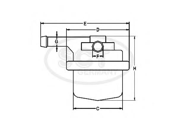 Фільтр тонкого очищення палива SCT ST332 ціна, від 1.47 USD