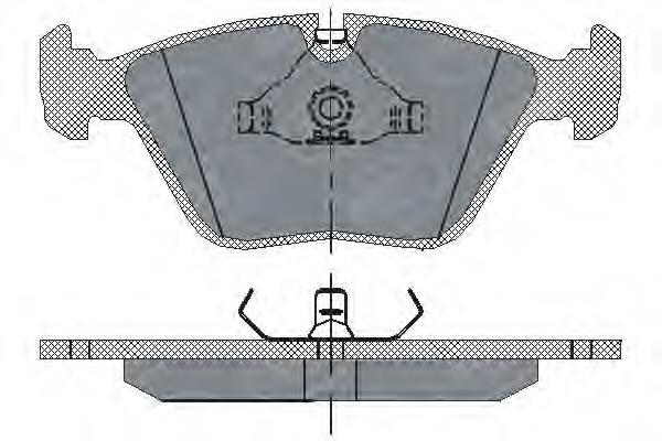 SP152 SCT Передні гальмівні колодки