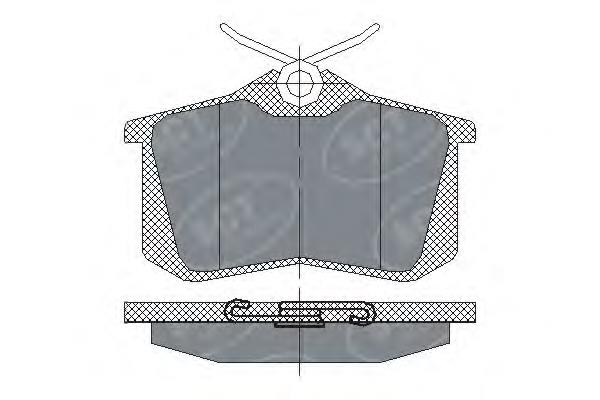 Задні гальмівні колодки SCT SP113 ціна, від 14.05 USD