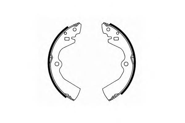 Колодки гальмові задні, барабанні SCT SS523 ціна, від 16.60 USD