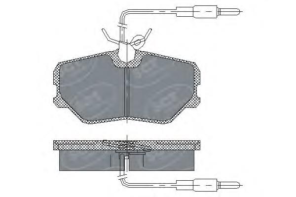 Задні гальмівні колодки SCT SP221 ціна, від 12.63 USD