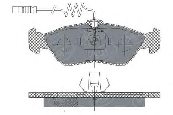 Купити SP232 SCT Задні колодки