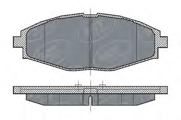 SP213 SCT Передні гальмівні колодки
