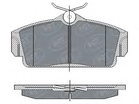 Купити SP269 SCT Колодки гальмівні передні, дискові