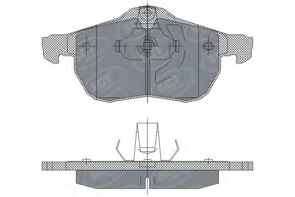 SP243 SCT Передні гальмівні колодки