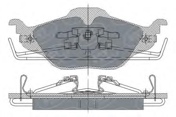 SP241 SCT Передні гальмівні колодки