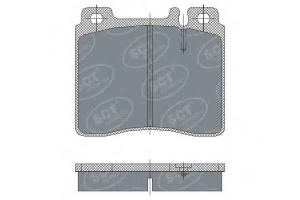 SP256 SCT Передні гальмівні колодки