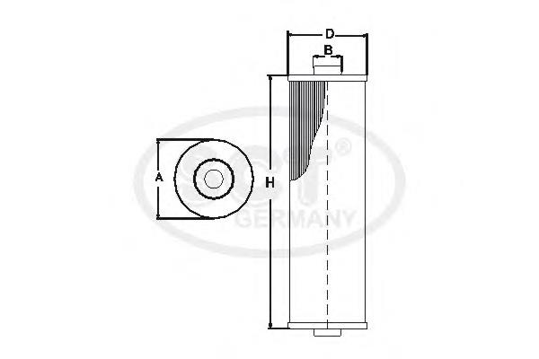 Фільтр тонкого очищення палива SCT SC7025P ціна, від 13.66 USD