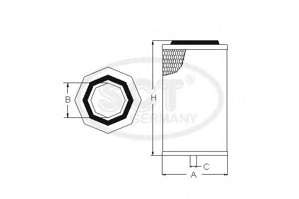Купити SB930 SCT Автомобільний фільтр повітря