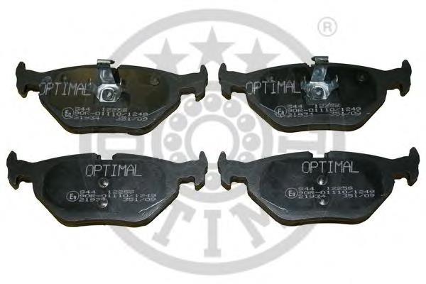 12259 Optimal Колодки гальмівні задні, дискові