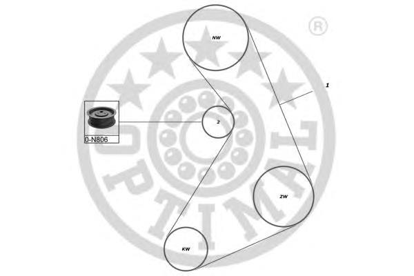 Купити SK1001 Optimal ГРМ ремень
