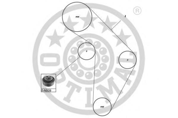 Ремкомплект ГРМ Optimal SK1130