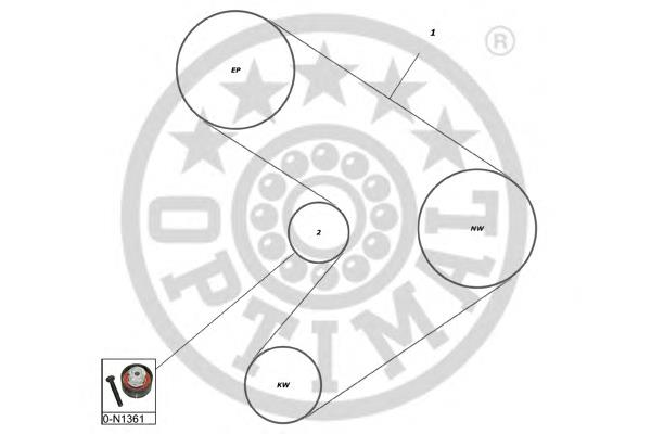 Ремкомплект ГРМ Optimal SK1351