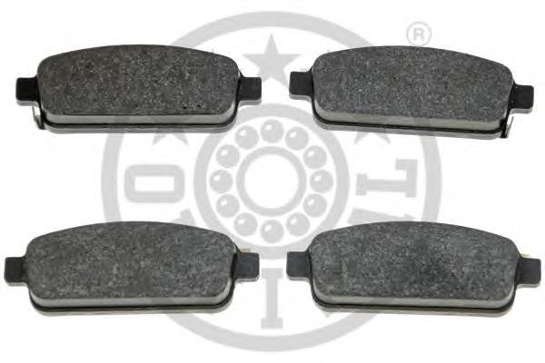 12398 Optimal Колодки гальмівні задні, дискові
