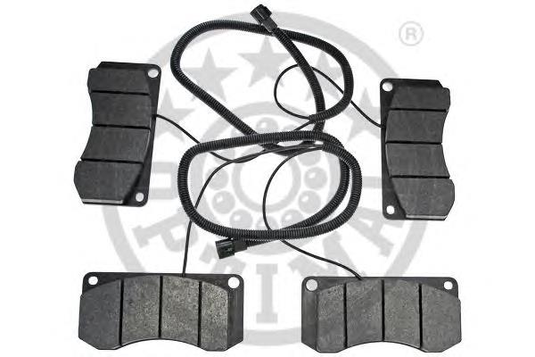 Купити 10233 Optimal Колодки гальмівні передні, дискові