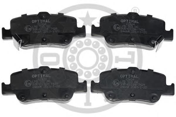 Задні гальмівні колодки Optimal 12484 ціна, від 18.76 USD