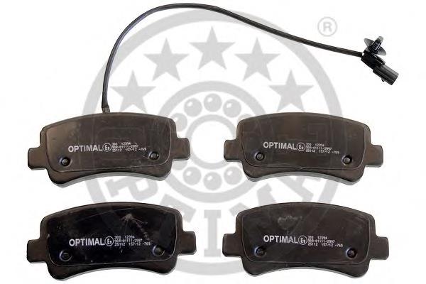 Задні гальмівні колодки Optimal 12394 ціна, від 21.71 USD