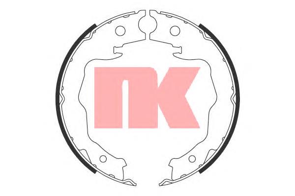 Колодки ручника 2722777 NK