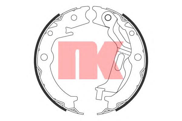 Купити 2736785 NK Гальмівні колодки гальма стоянки