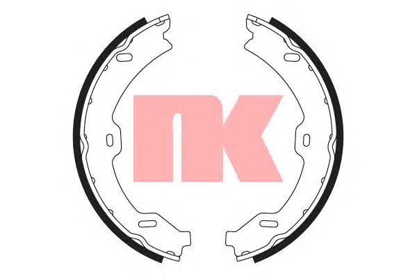 Колодки стоянкового гальма NK 2733765
