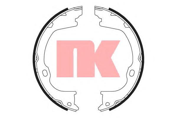Колодки ручника / стоянкового гальма NK 2793818 ціна, від 28.78 USD