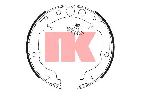 Колодки ручника 2793799 NK