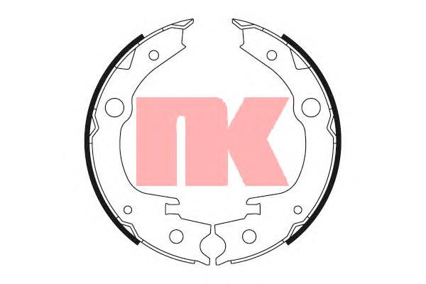Колодки ручника / стоянкового гальма NK 2745715 ціна, від 19.92 USD