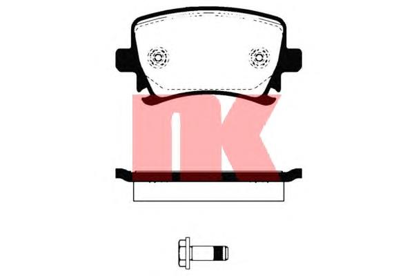Купити 224775 NK Задні колодки