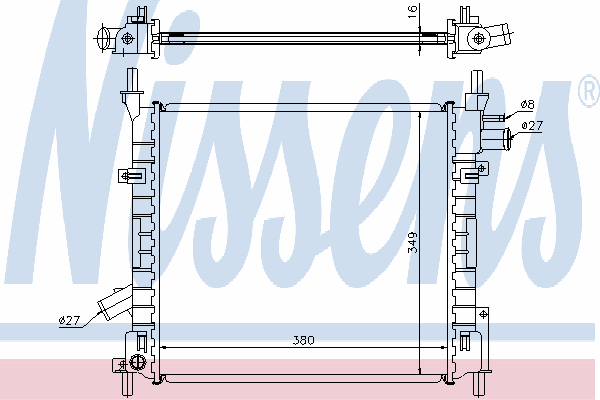 Радіатор охолодження Ford 1S5H8005CA