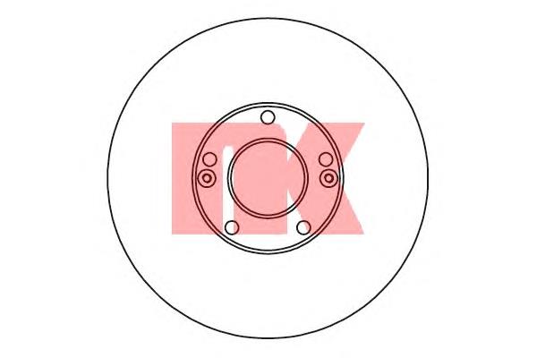 Купити 203433 NK Ротор гальмівний