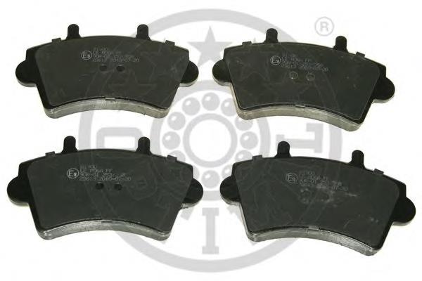 Передні тормозні колодки 81900 Optimal