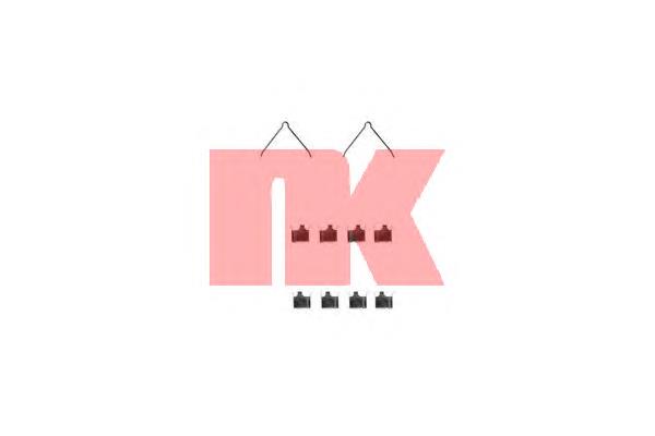 Купити 7932166 NK Пластина протискрипна кріплення гальмівної колодки, задня