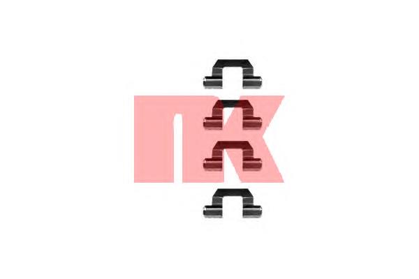 Комплект пружинок кріплення дискових колодок, передніх NK 7930077 ціна, від 5.98 USD