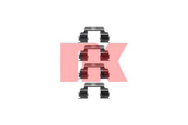 Купити 7923231 NK Комплект пружинок кріплення дискових колодок, задніх