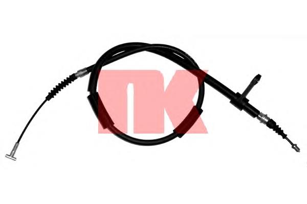 Трос ручного гальма задній, правий NK 901018 ціна, від 10.68 USD