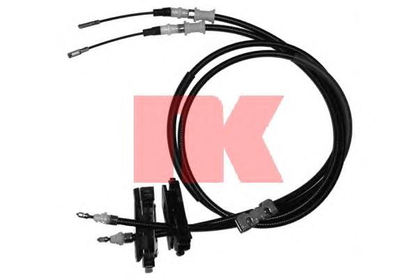 Трос ручного гальма задній, правий/лівий NK 9025112 ціна, від 31.51 USD