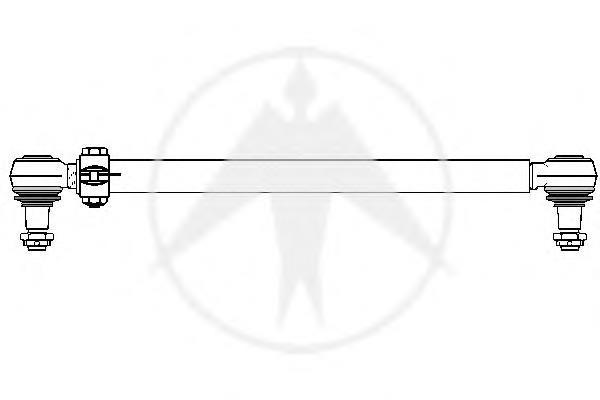 Тяга рульова поздовжня, передньої підвіски 39688 Febi