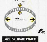854029405 Triscan Кільце АБС (ABS)