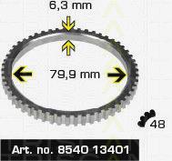 Купити 854013401 Triscan Кільце АБС (ABS)